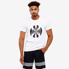 Adidas Men`s Harden Logo Graphic T-Shirt White