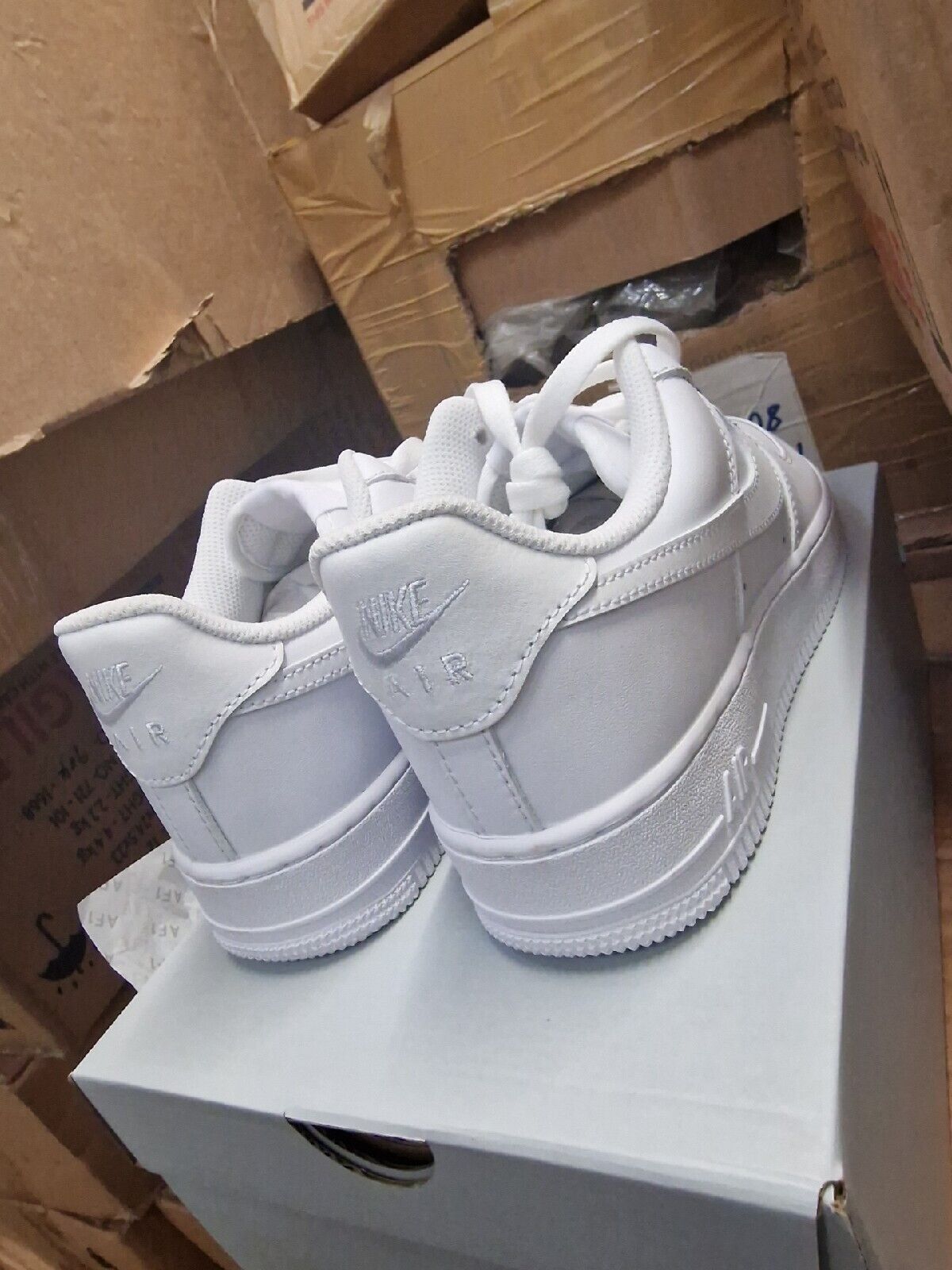 Nike Air Force 1 '07 Mens Womens Trainers Triple White