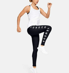 Under Armour HeatGear Graphic Wordmark Legging Black