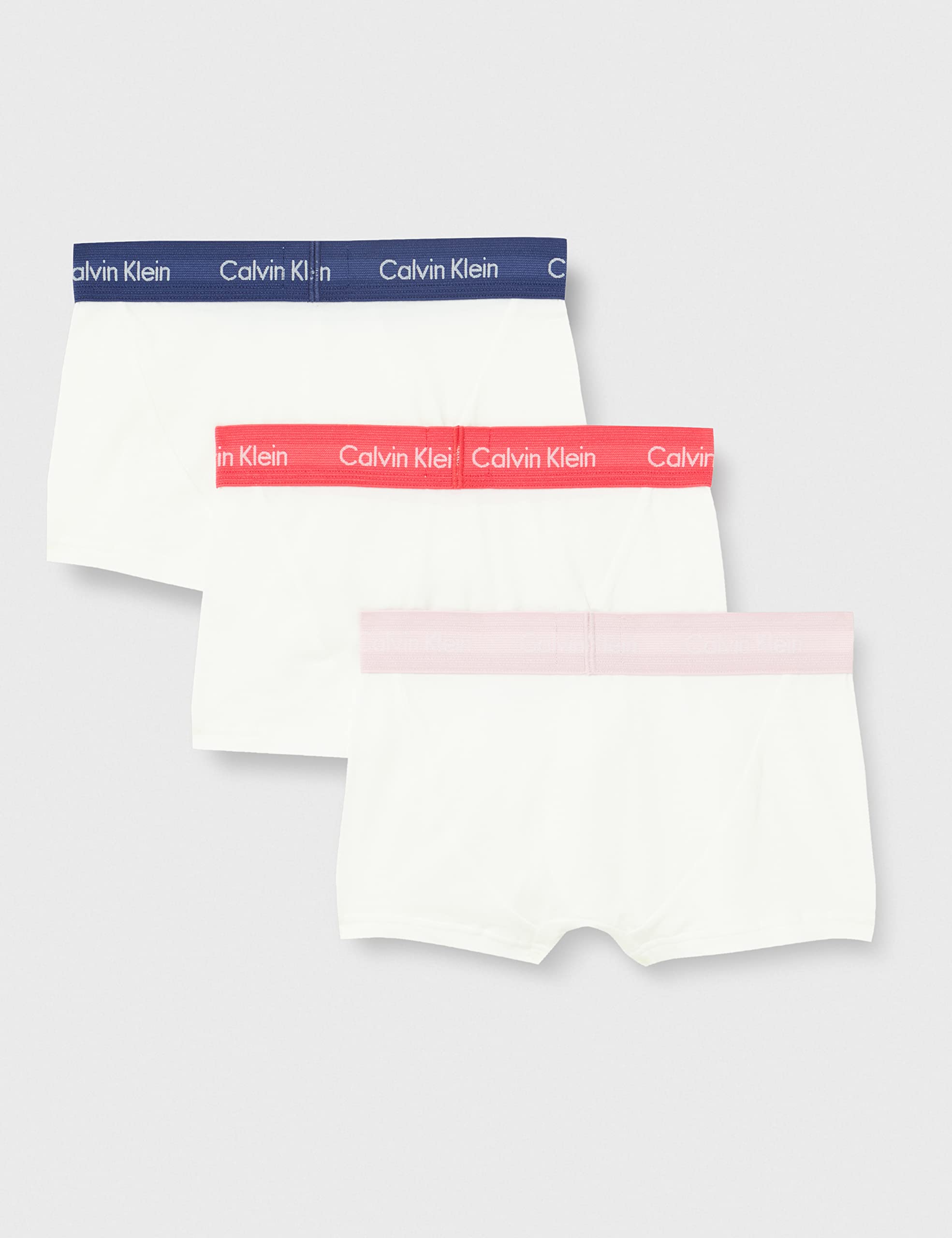 Calvin Klein Men's 3 Pack Low Rise Trunks