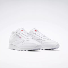 Reebok Classic Leather Footwear White, Pure Grey Mens Running Sneakers Shoes