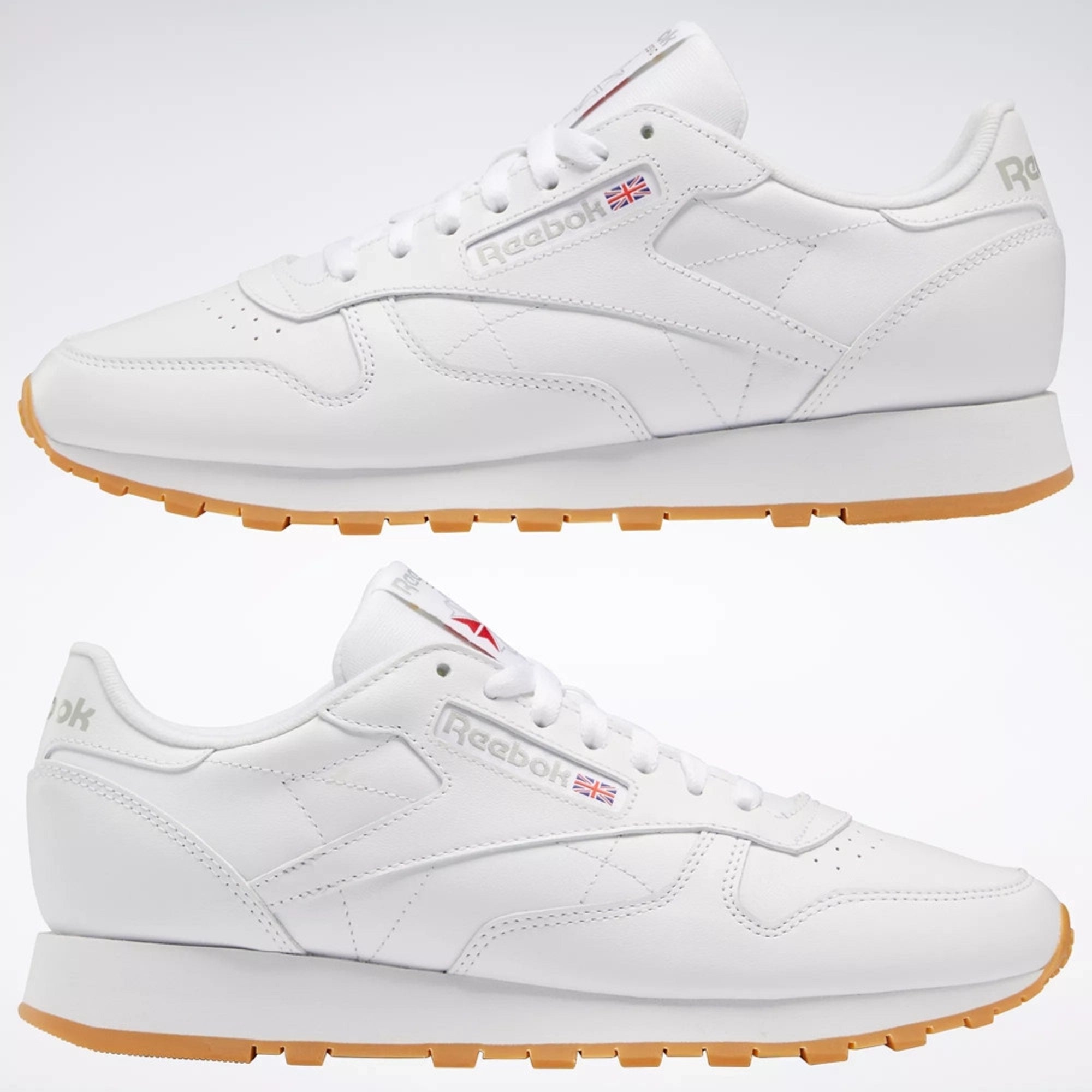 Reebok Classic Leather White Grey Gum