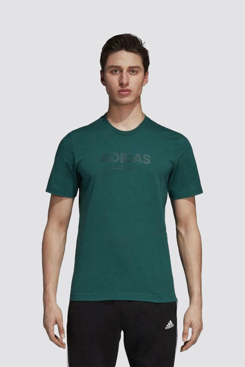 Adidas Ess Allcap T-Shirt Green