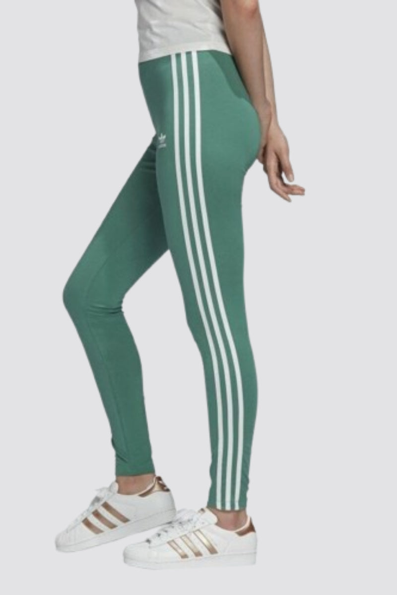 Adidas Originals ADICOLOR CLASSICS 3-STRIPES LEGGINGS Green Black