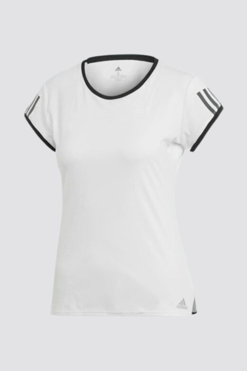 Adidas Women`s 3-Stripes Club T-shirt Top White