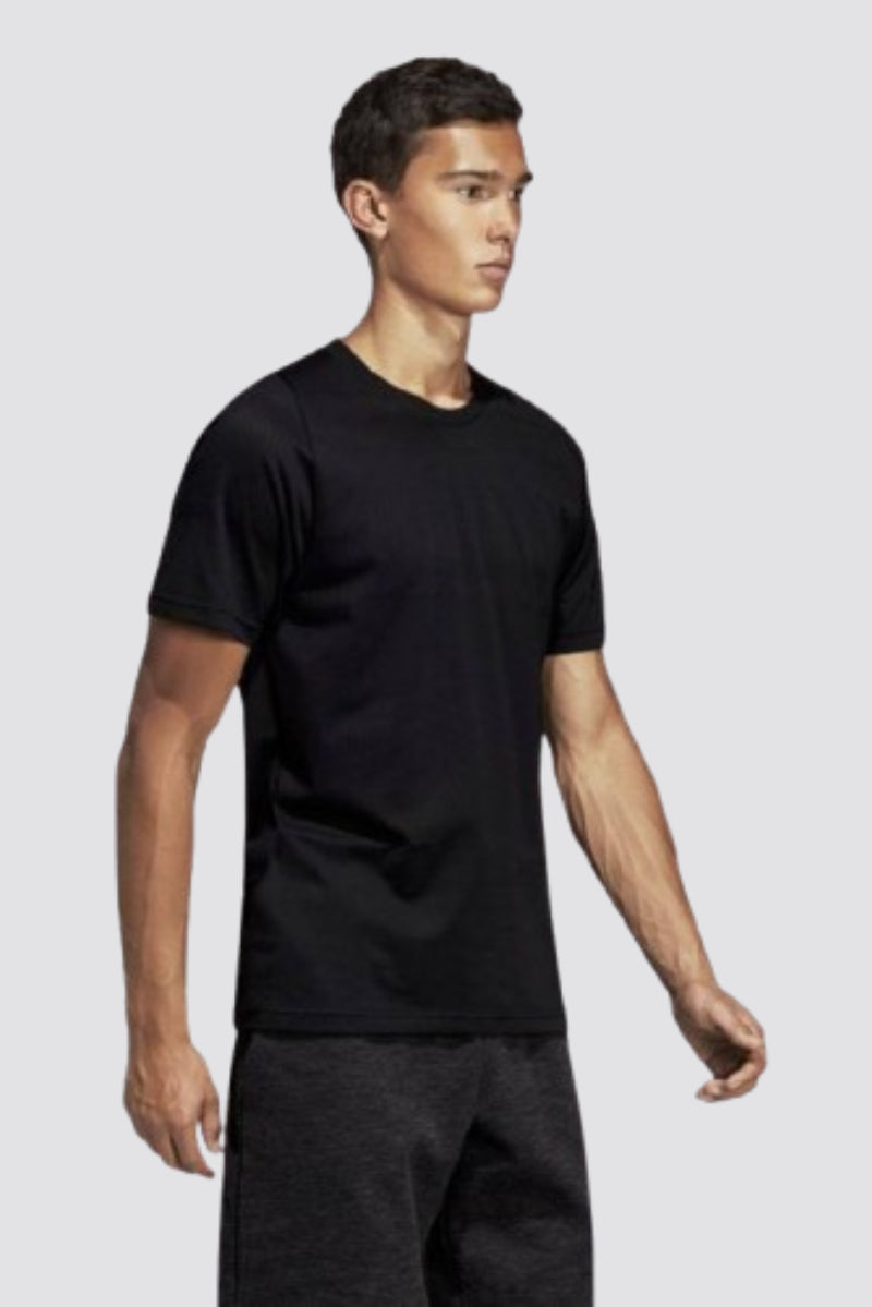 Adidas Men`s ID Jacquard T-Shirt Black 2XL