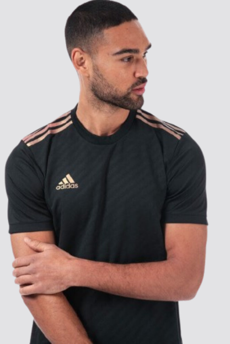 Adidas Men`s Tiro Jersey T-Shirt Black