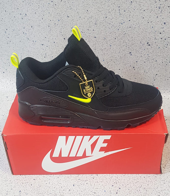 Mens Nike Air Max 90 Black/Gold