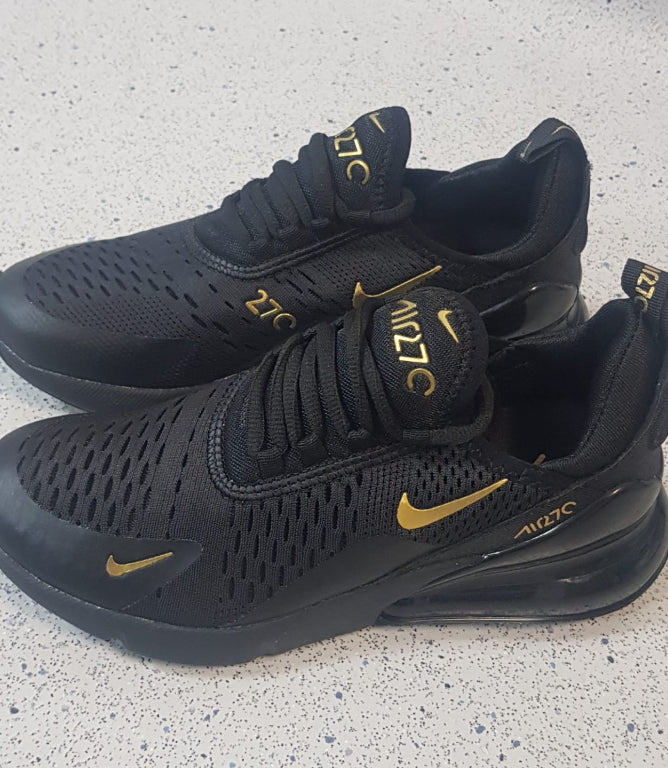 Nike Air Max 270 Black and Gold