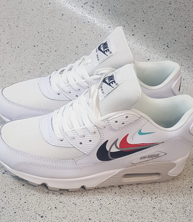 Nike Air Max 90 Multi-Swoosh White