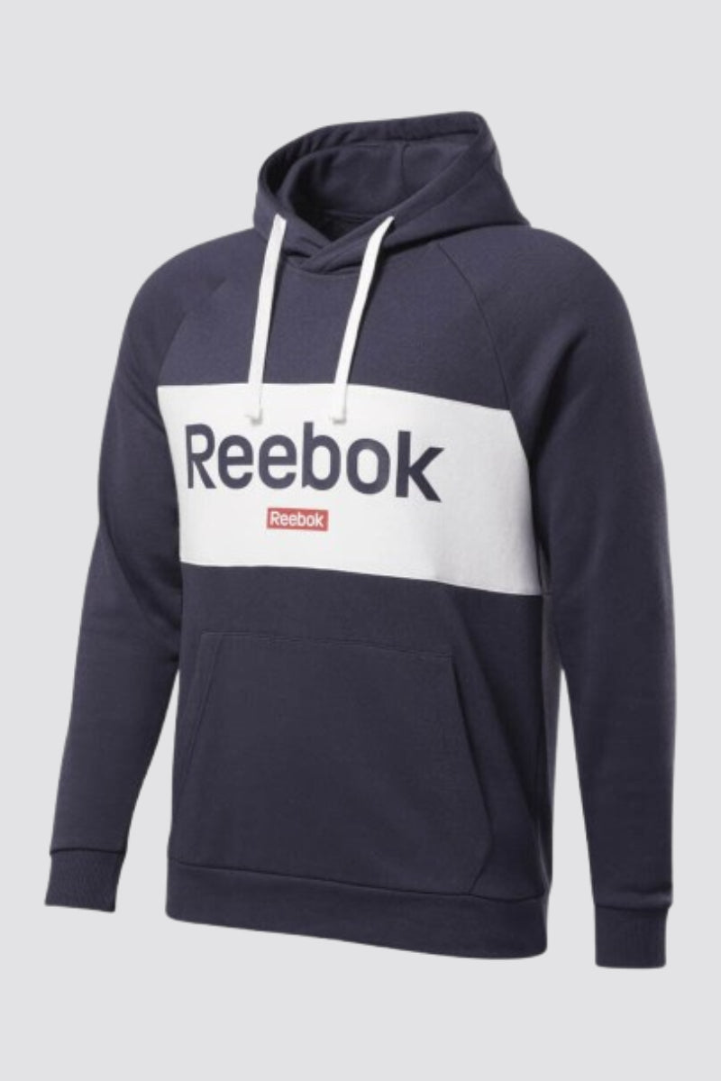 Reebok Men`s Big Logo OTH Hoodie Navy S