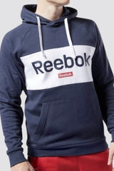 Reebok Men`s Big Logo OTH Hoodie Navy S