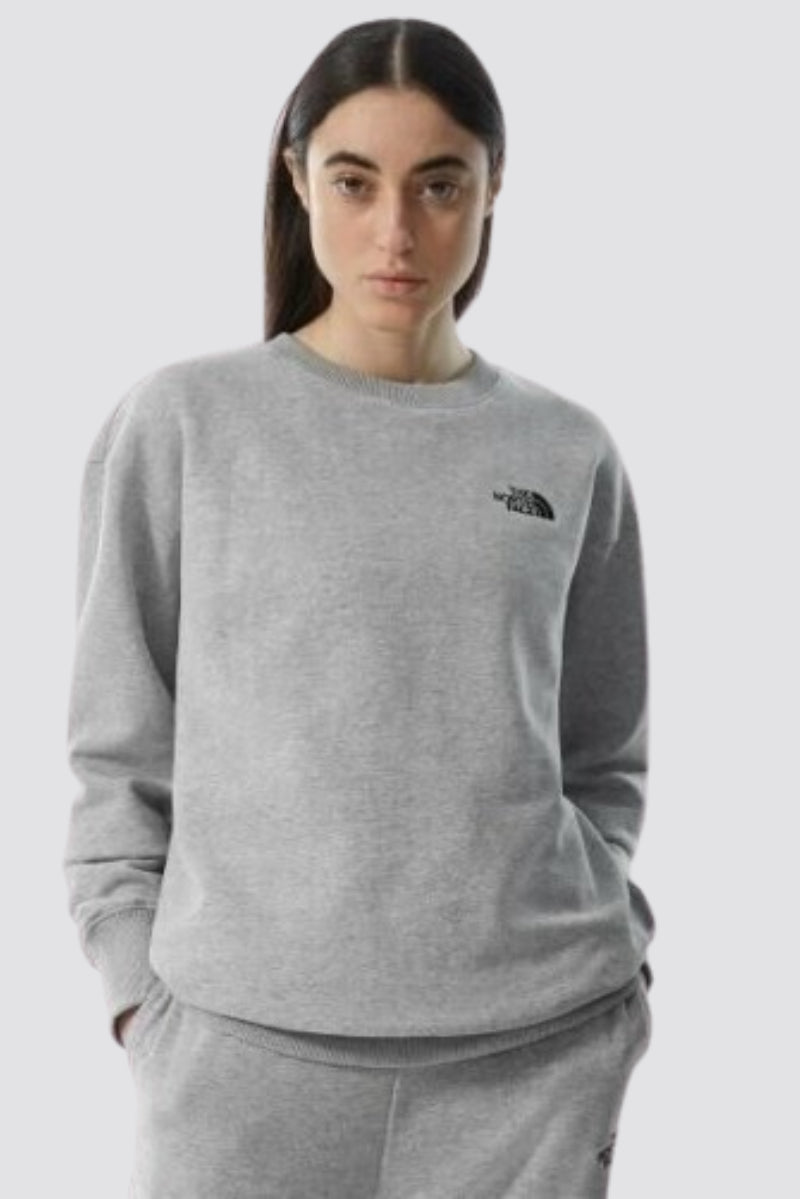 The North Face Essential Logo Women's Oversized Sweatshirt Gray