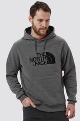 The North Face Men's Drew Peak Outdoor Hoodie hooded pullover Grey