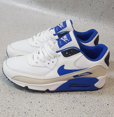 Nike Air Max 90 White and Blue