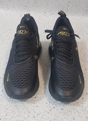 Nike Air Max 270 Black and Gold