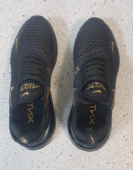 Nike Air Max 270 Black and Gold