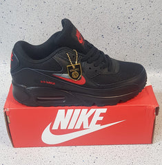 Nike Air Max 90 Black Habanero Red (GS)