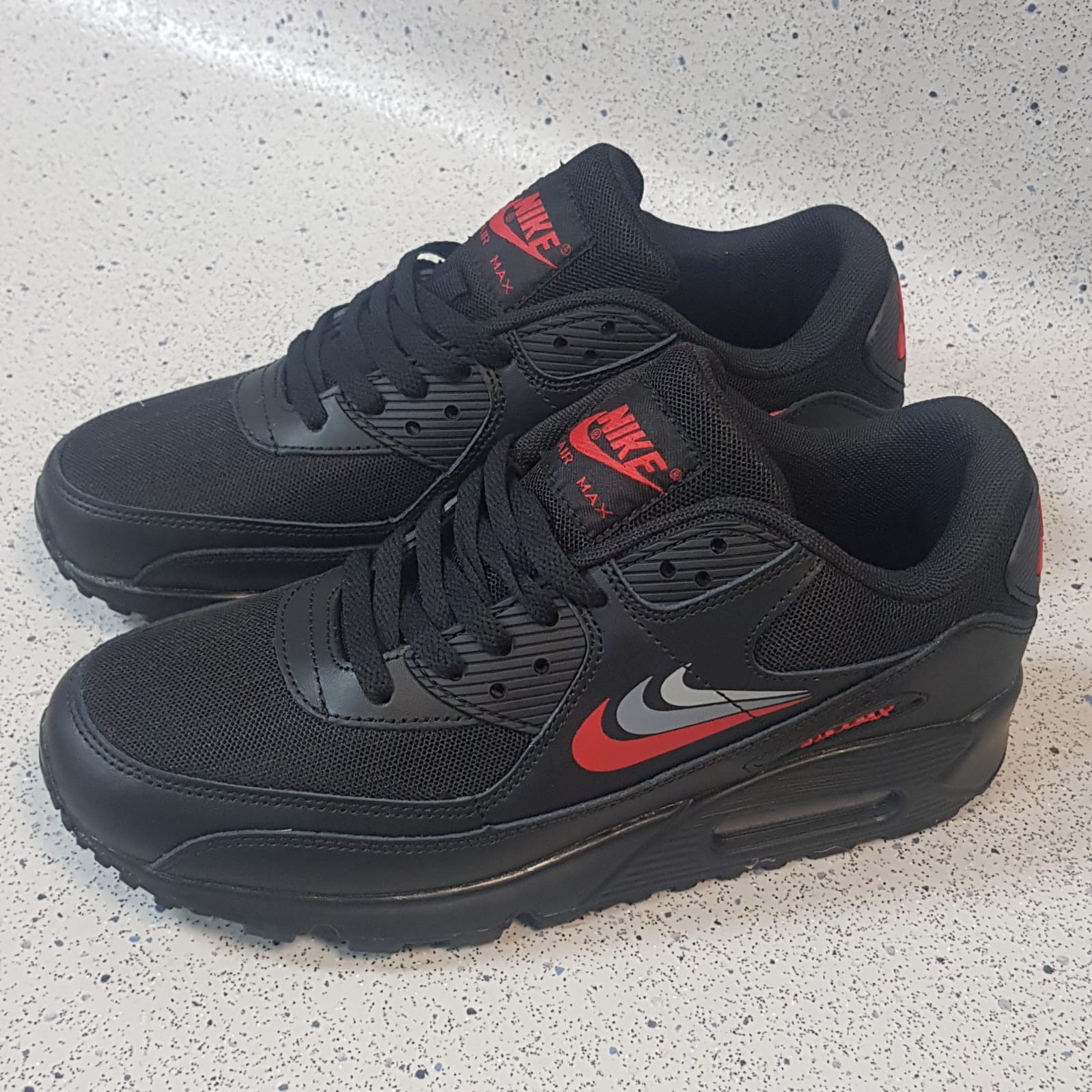 Nike Air Max 90 Black Habanero Red (GS)