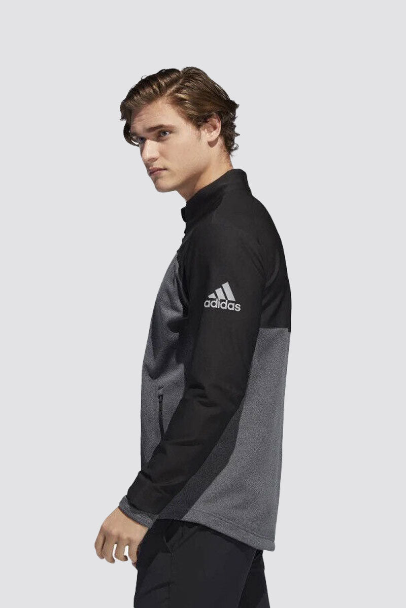 Adidas Golf Go To Full Zip Sweatshirt Jacket Water Resistant