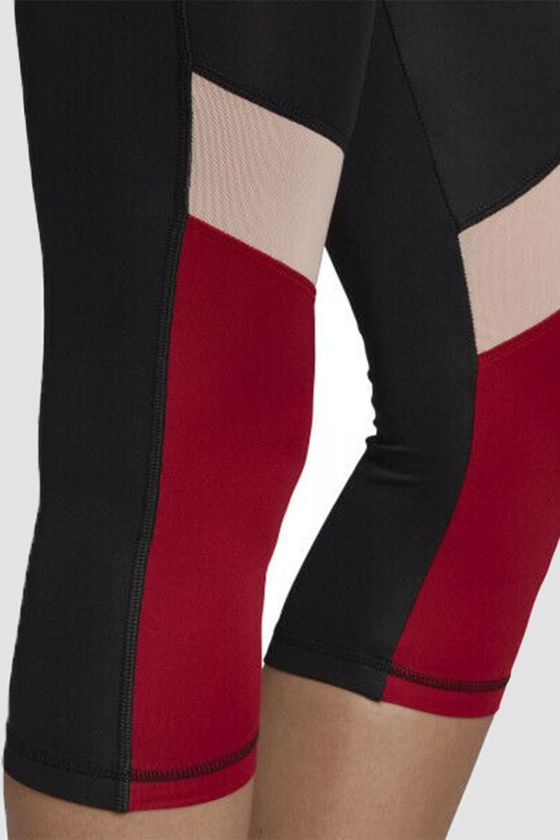 Adidas D2M CB 3/4 Leggings Black/Pink/Red